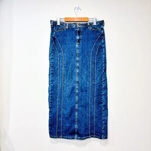 TOMMY HILFIGER Maxi denim skirt